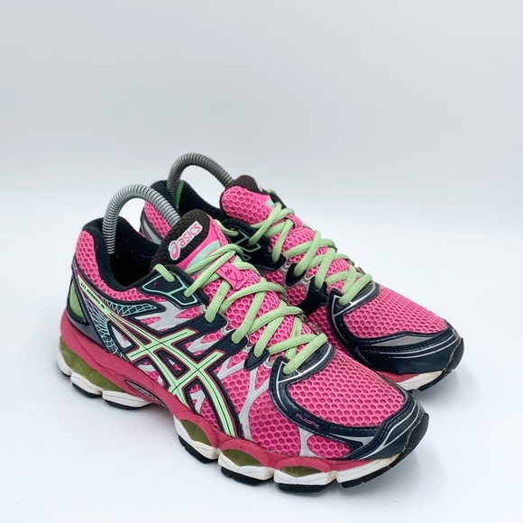 Asics | Shoes | Asics Gel Nimbus 6 Athletic Running Shoe Womens Size 8 T485n  Pink Black | Poshmark